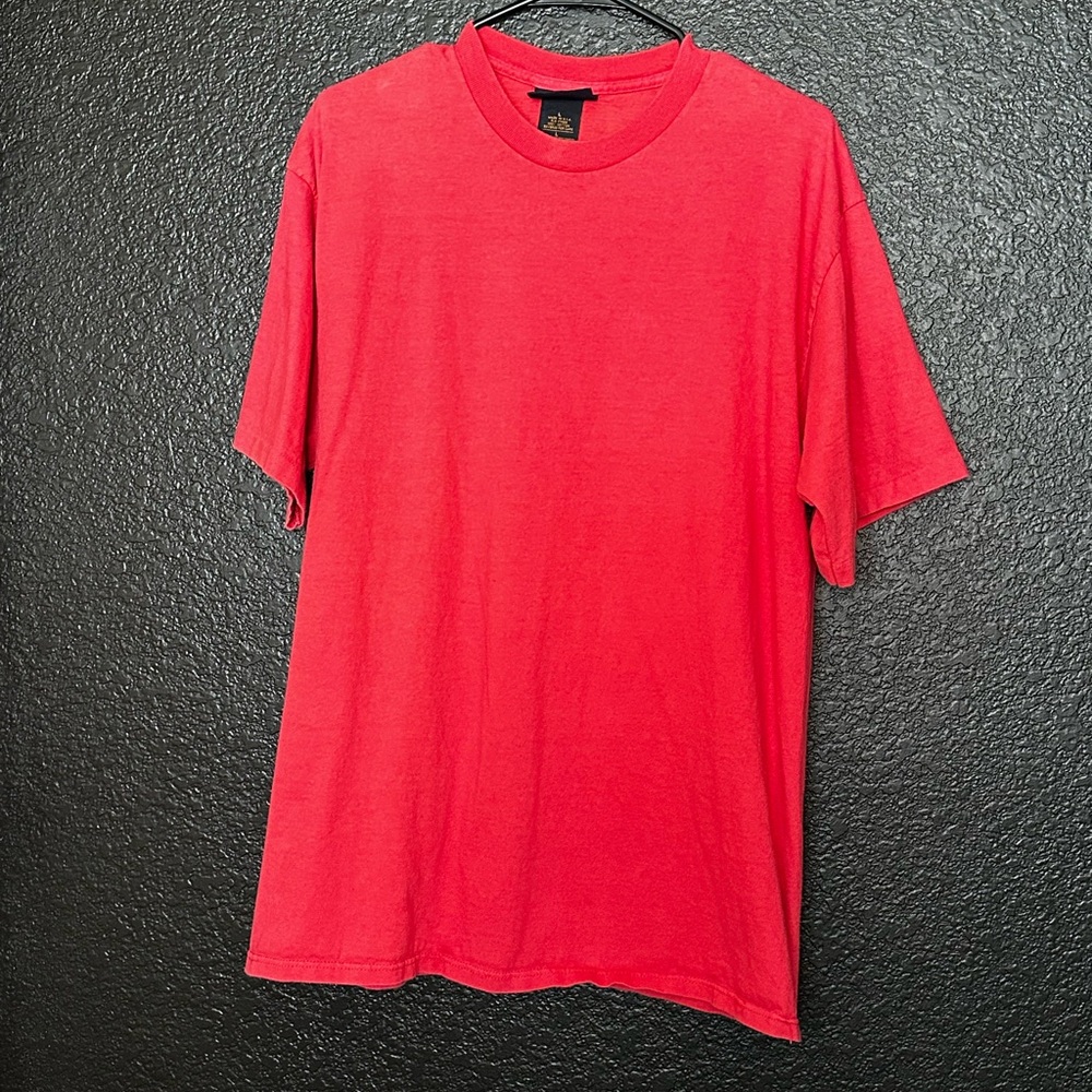 Faded Glory Classic Red 100% Cotton T-shirt